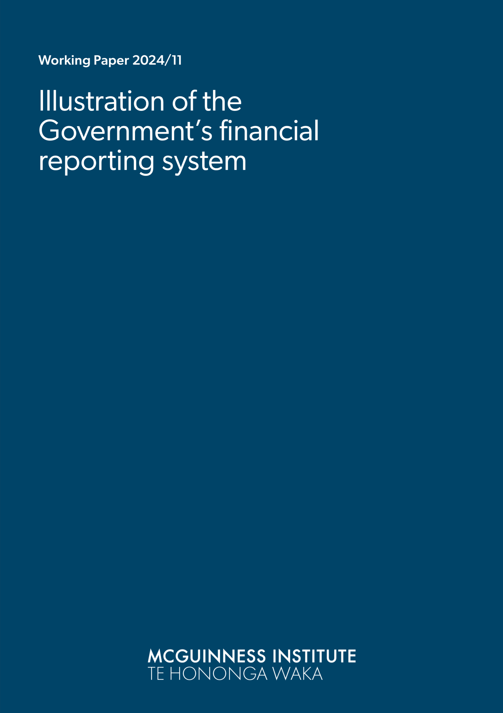 Working Paper 2024/11 – Illustration of the Government’s financial reporting system